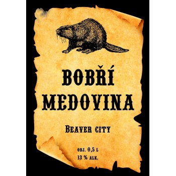 Bobří medovina 0,5l